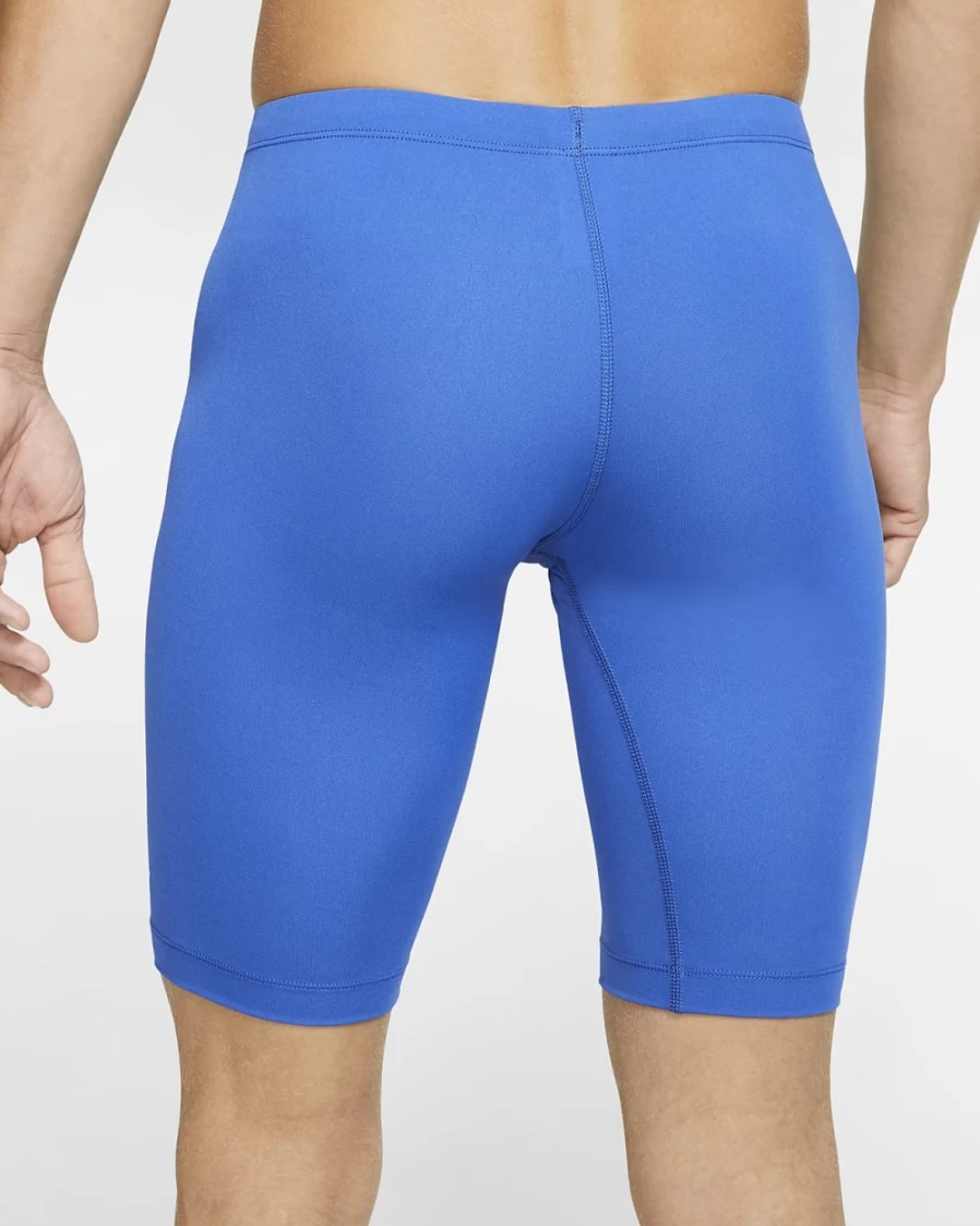 Nike Men's Game Royal Square Leg Swim Jammer - Quick-Dry Competitive Swim Trunks
