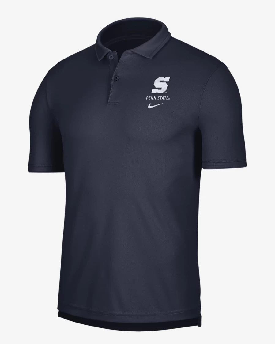 Nike Men's Dri-FIT Penn State Polo Shirt in College Navy - Moisture-Wicking Performance Top