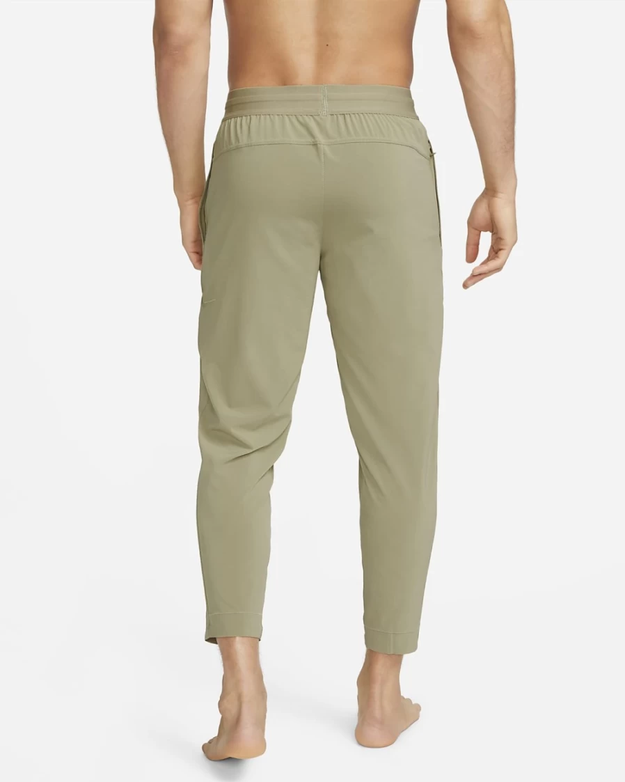 Nike Men's Dri-FIT Flex Tapered Yoga Pants in Neutral Olive - Moisture-Wicking & Comfortable Workout Gear