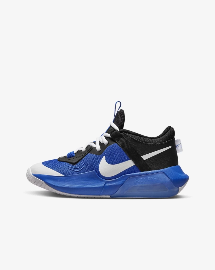 Nike Air Zoom Crossover Big Kids' Basketball Shoes - Racer Blue/Black/White - for Boys & Girls
