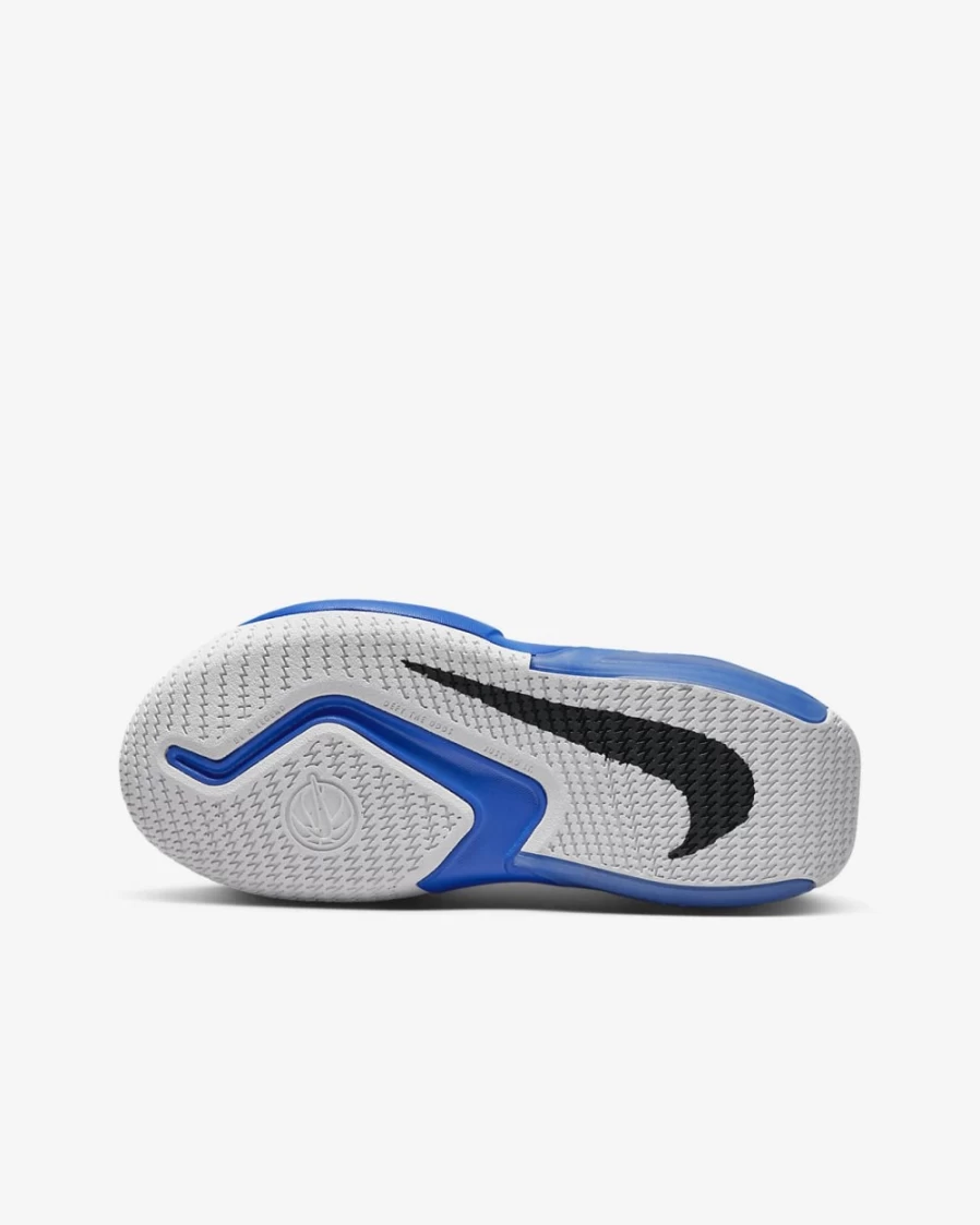 Nike Air Zoom Crossover Big Kids' Basketball Shoes - Racer Blue/Black/White - for Boys & Girls