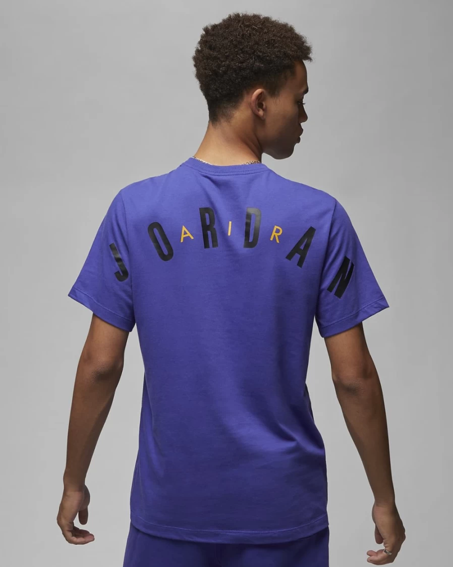 Nike Jordan Air Men's T-Shirt - Light Concord, Black, Taxi Color