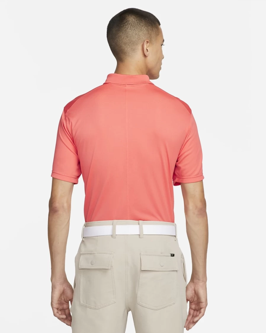 Nike Dri-FIT Victory Men's Golf Polo Shirt - Magic Ember/White, Moisture-Wicking, Breathable, Comfortable Fit