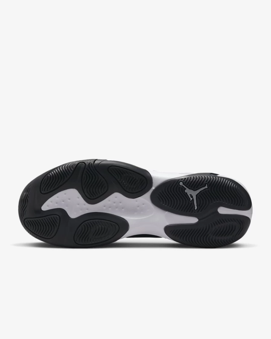 Nike Jordan Max Aura 4 Men's Basketball Shoes - Black/White/Metallic Silver