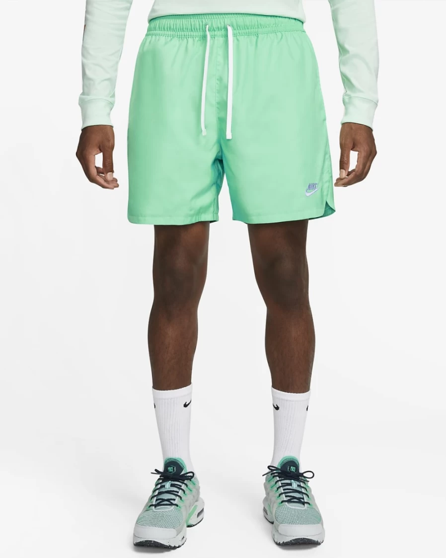 Nike Sportswear Men's Light Menta/Light Thistle Woven Lined Flow Shorts - Sport Essentials