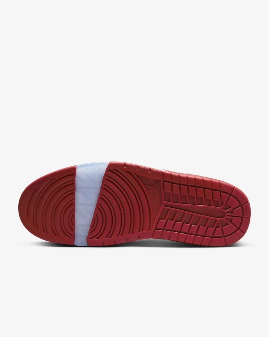 Nike Jordan Nu Retro 1 Low Men's Shoes - Varsity Red/White/Black Basketball Sneakers