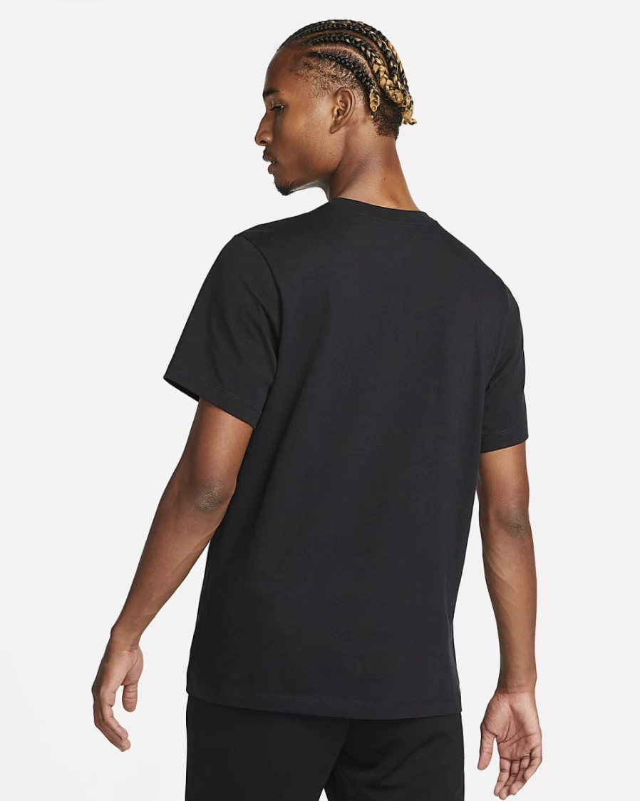 Nike Men's Black Soccer T-Shirt - Official Nike Football Tee for Men