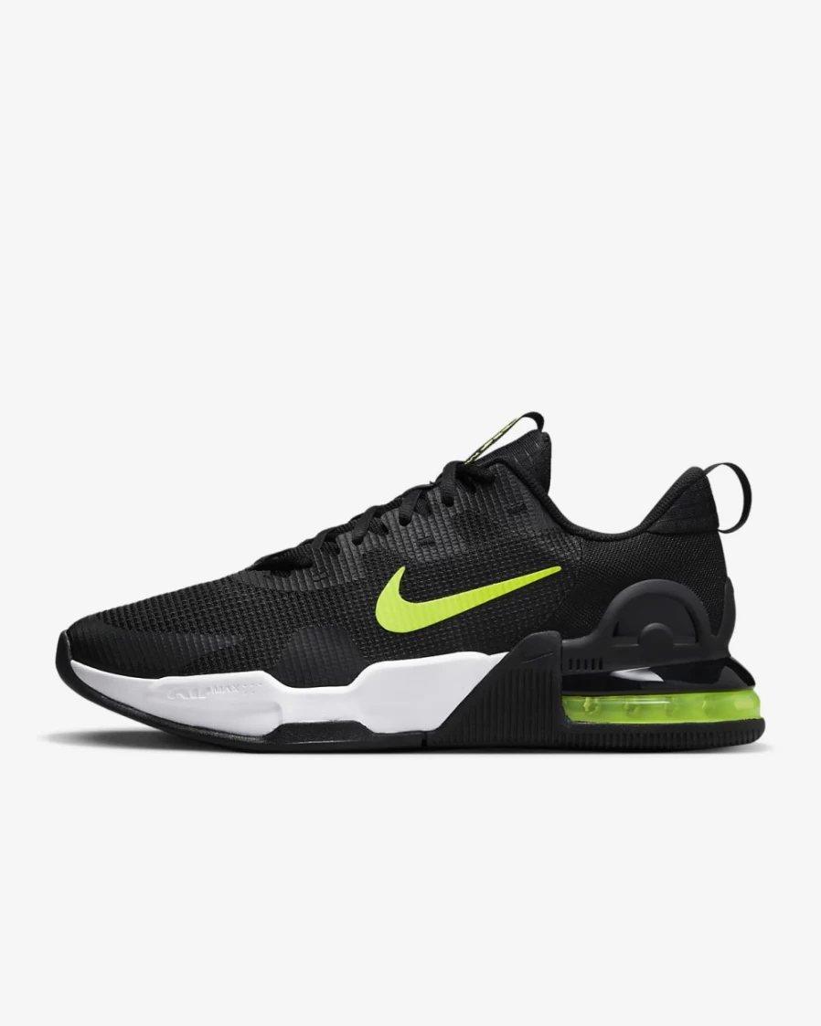 Nike Air Max Alpha Trainer 5 Men's Training Shoes - Black/Black/Volt for Men