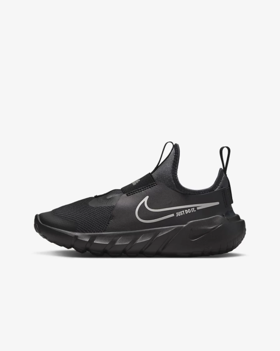 Nike Flex Runner 2 Big Kids' Road Running Shoes - Black/Anthracite/Photo Blue/Flat Pewter for Boys and Girls