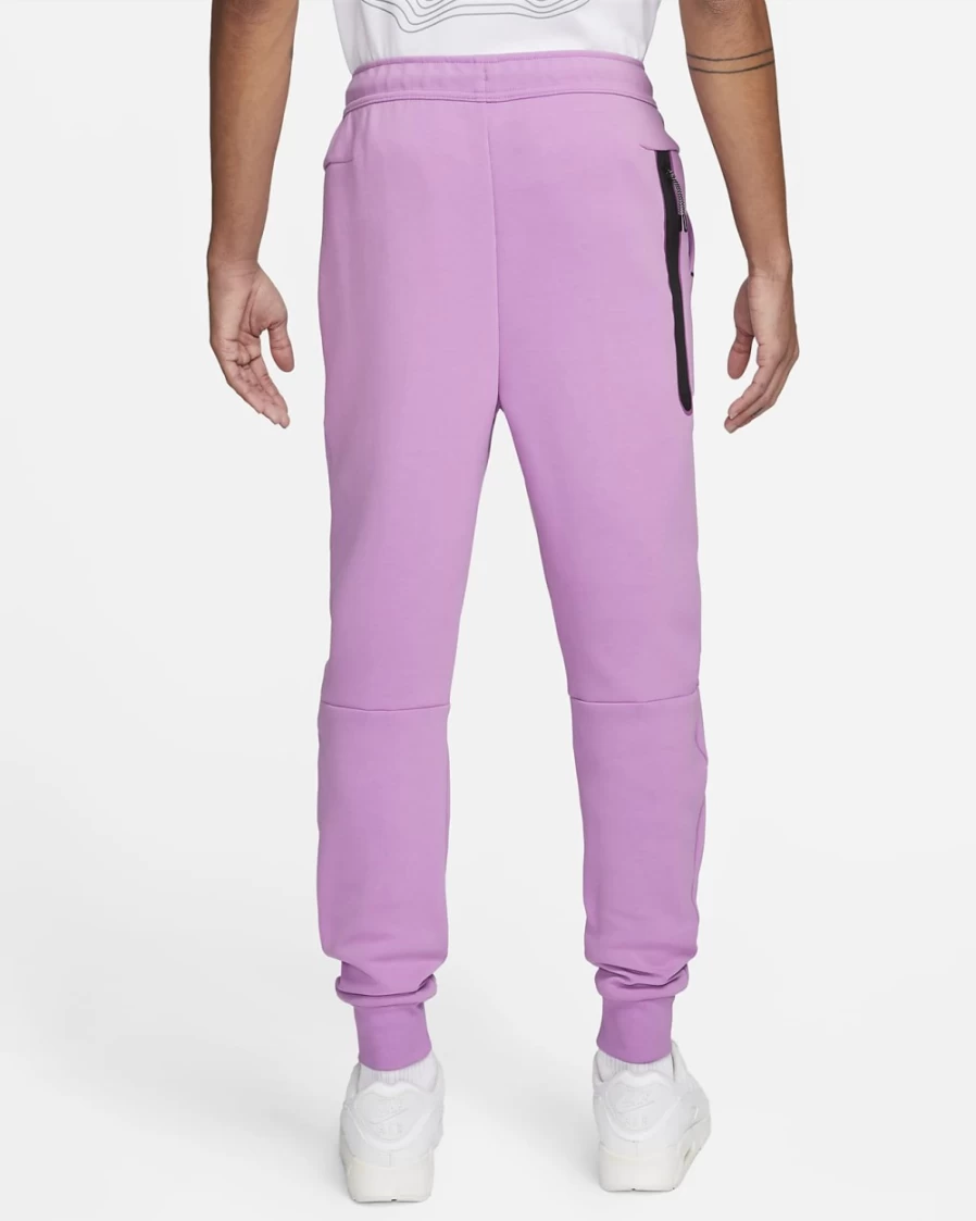 Nike Men's Tech Fleece Joggers in Violet Shock/Black - Comfortable Sportswear for Training & Casual