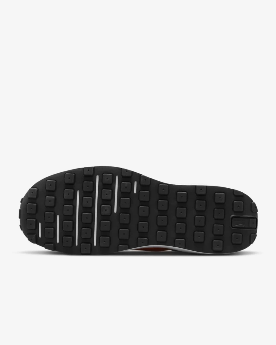 Nike Waffle One Men's Sneakers in White/Light Bone/Black/Orange Trance - Lightweight Running Shoes for Men