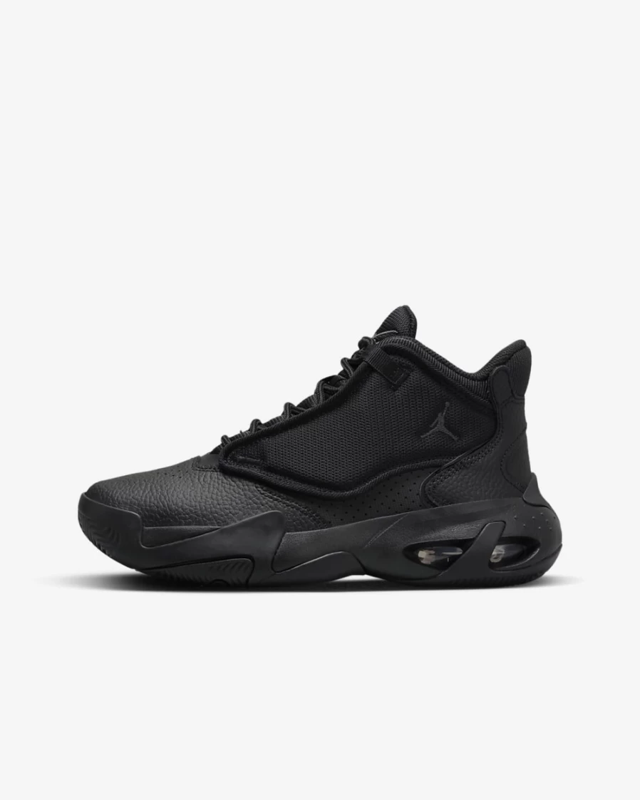 Nike Jordan Max Aura 4 Kids' Shoes - Black/Black/Anthracite - Unisex Boys & Girls Basketball Sneakers