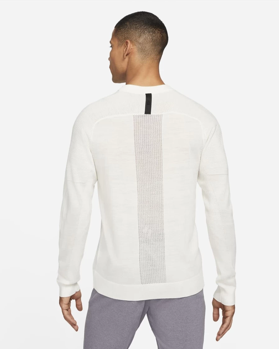 Nike Men's Summit White/Black Knit Golf Sweater – Tiger Woods Collection