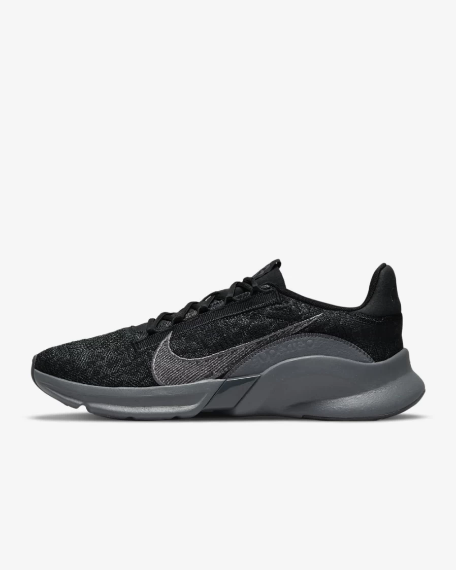 Nike SuperRep Go 3 Next Nature Flyknit Men's Training Shoes - Black/Iron Grey/Anthracite