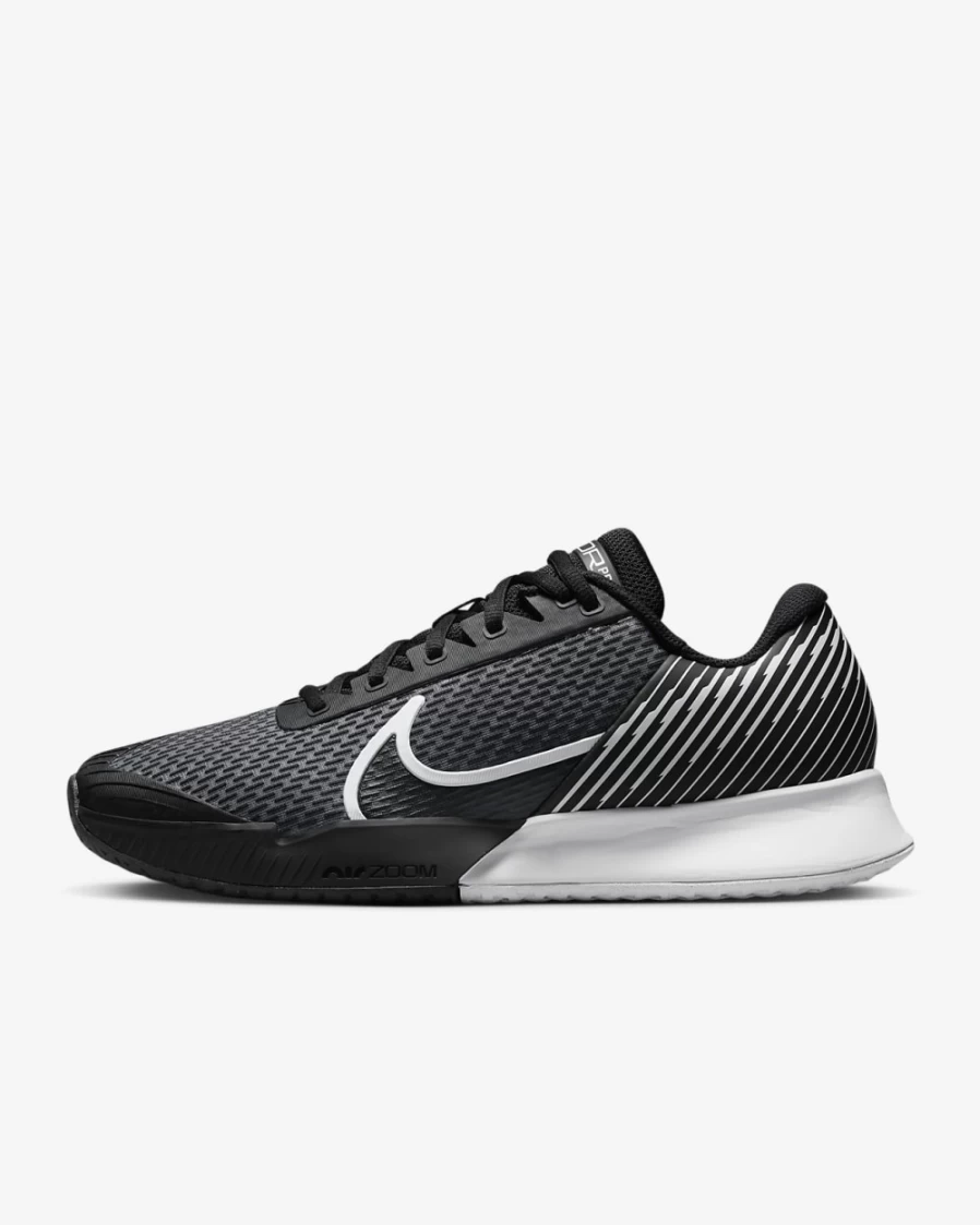 Nike Air Zoom Vapor Pro 2 Men's Tennis Shoes - Black/White Hard Court Sneakers for Men