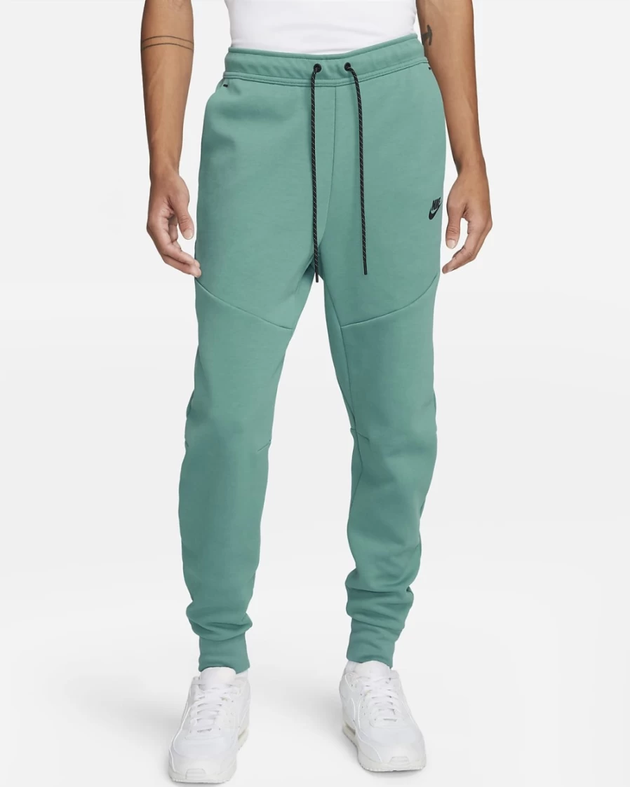Nike Men's Tech Fleece Joggers in Mineral Teal/Black - Comfortable Sportswear Pants