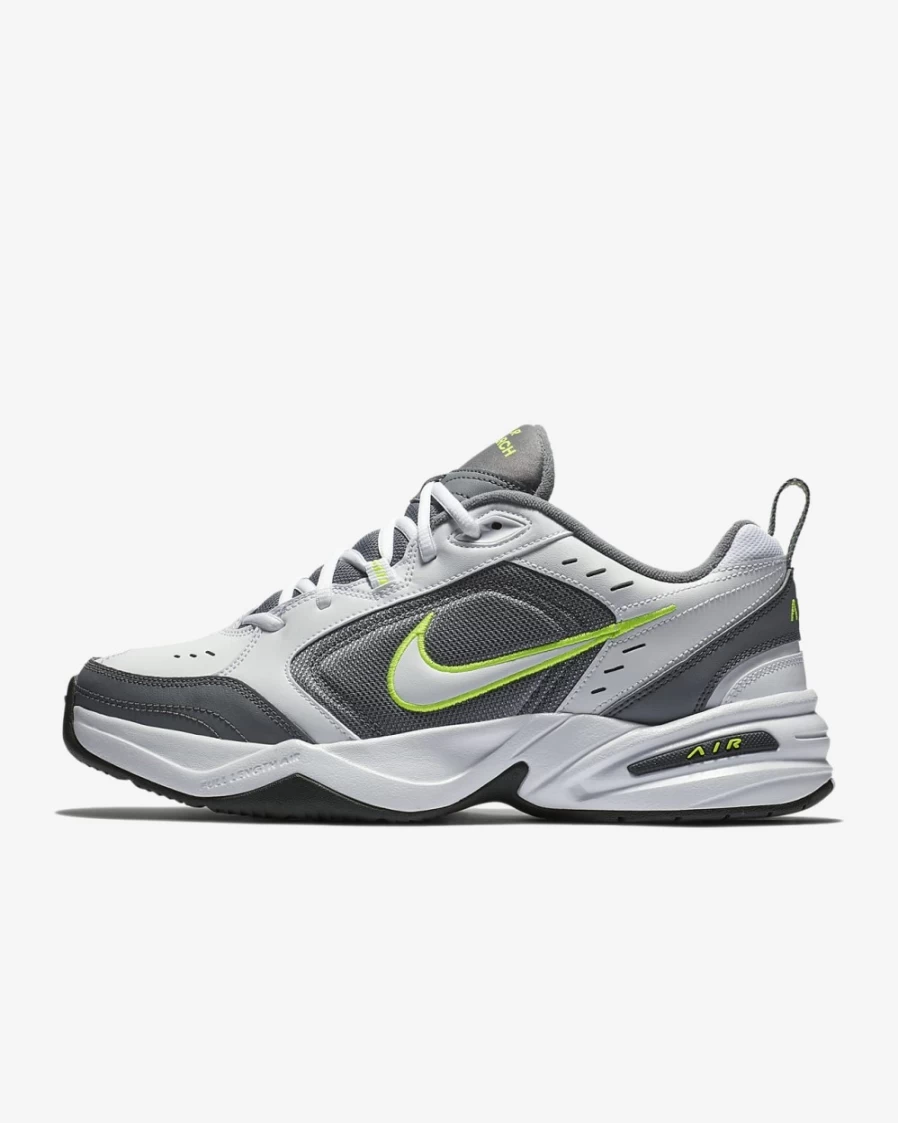 Nike Air Monarch IV Men's Training Shoes - White, Cool Grey, Anthracite