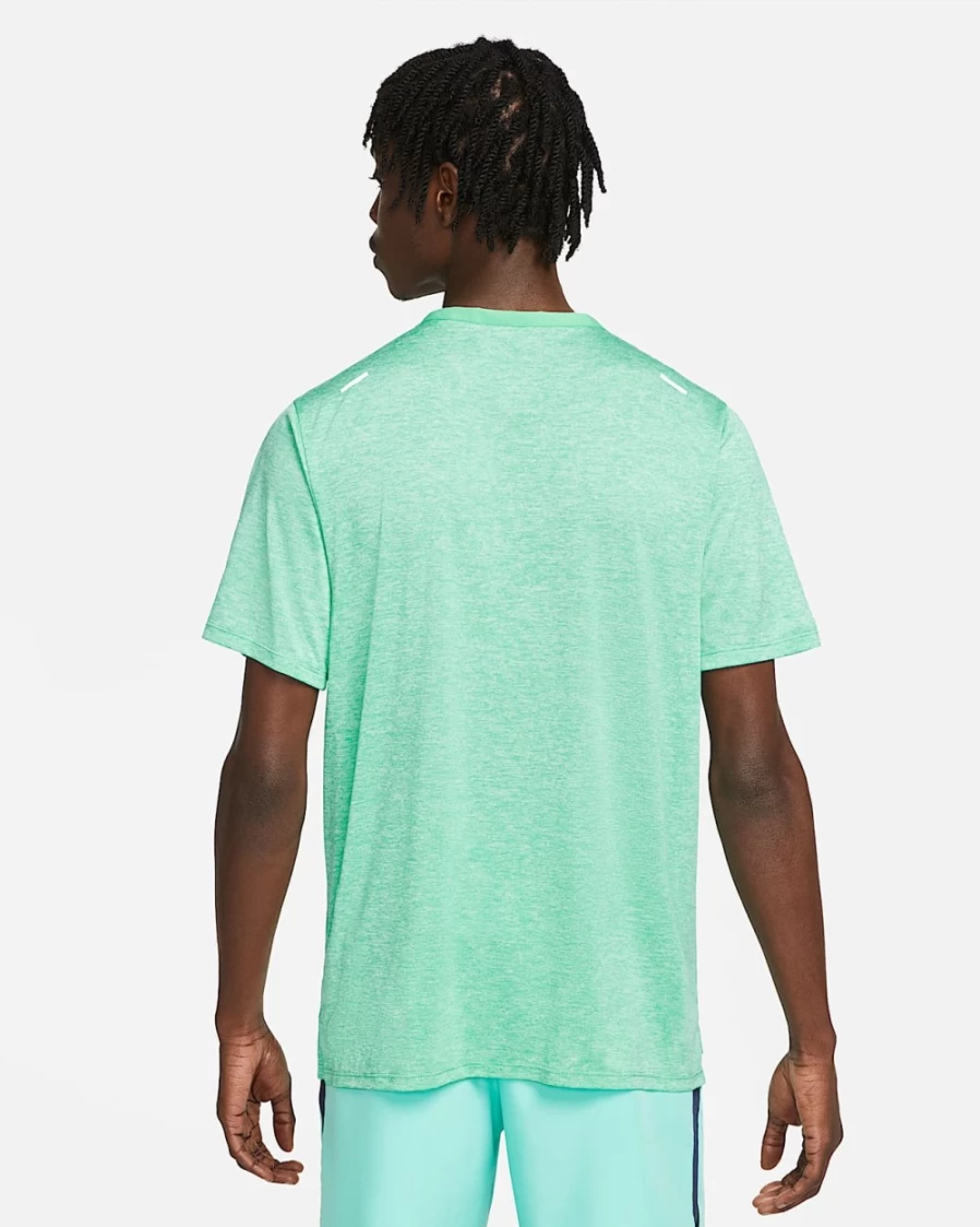 Nike Dri-FIT Rise 365 Men's Light Menta/Heather Short-Sleeve Running Top