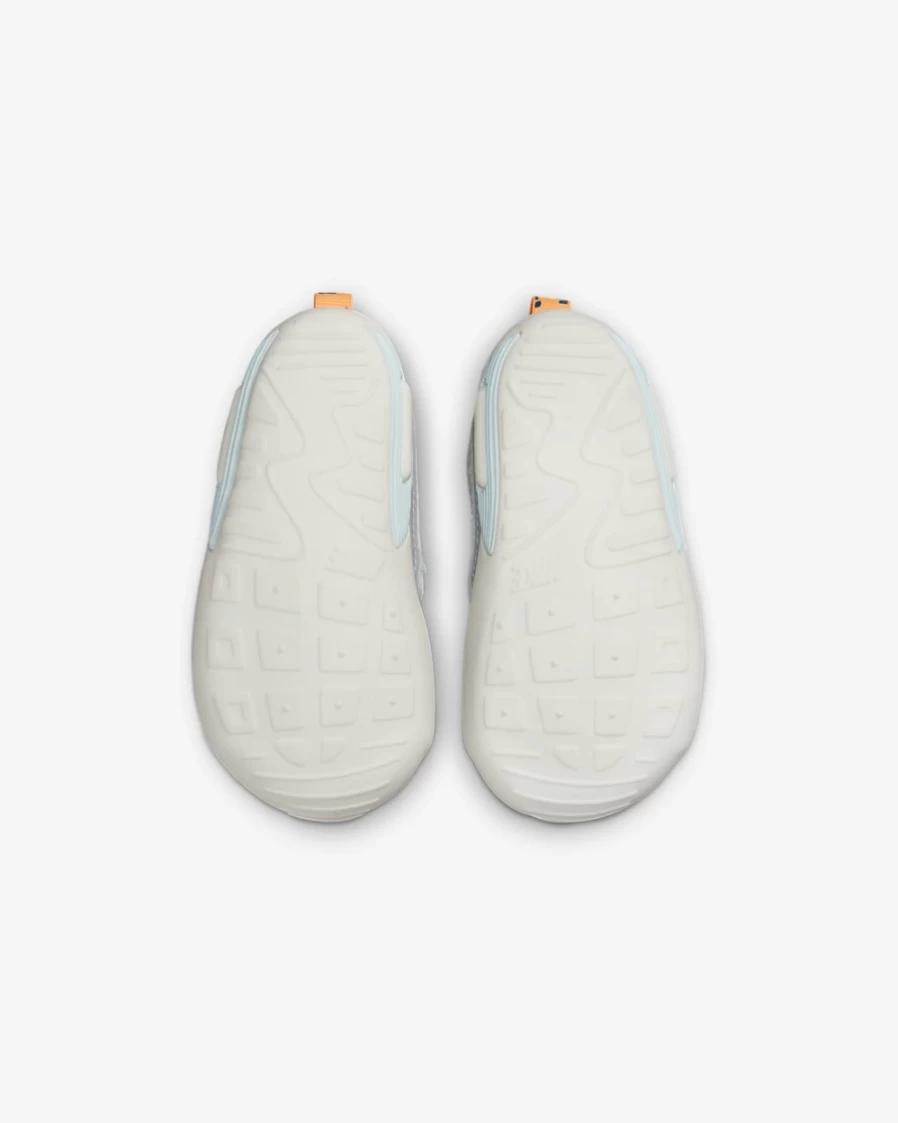 Nike Max 90 Crib SE Baby Booties for Boys & Girls - Summit White/Wolf Grey/Valerian Blue/Glacier Blue