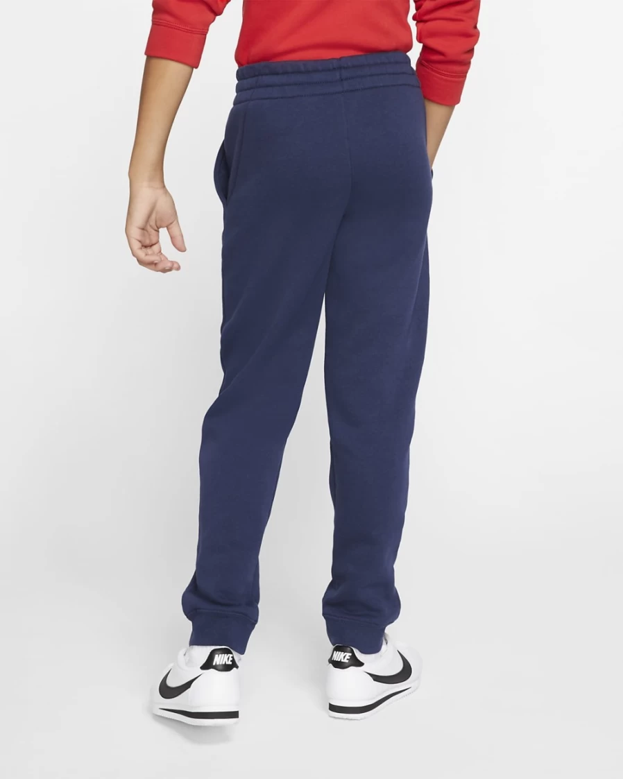Nike Sportswear Club Fleece Big Kids' Pants for Boys & Girls - Midnight Navy/White Cozy Sweatpants