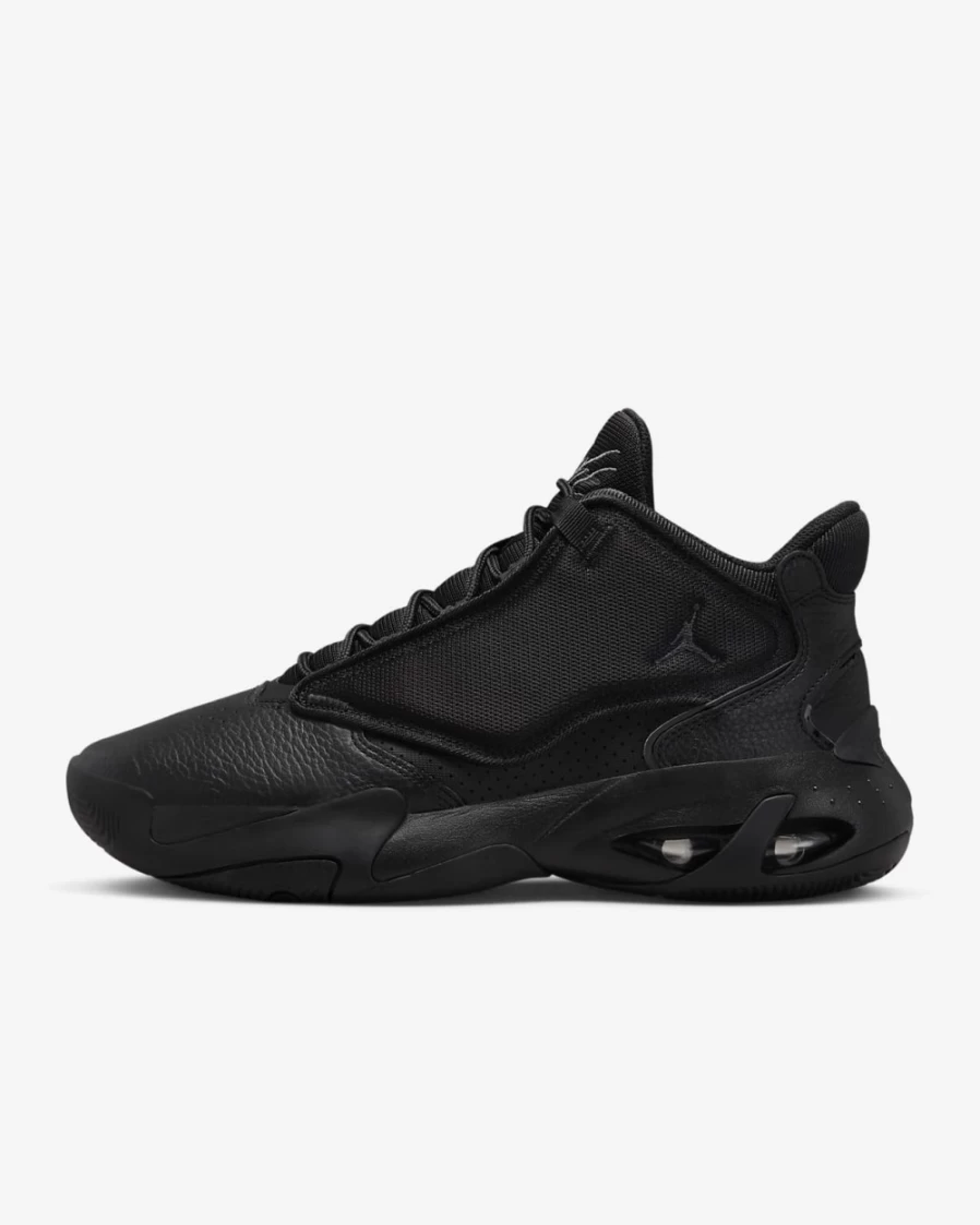 Nike Jordan Max Aura 4 Men's Shoes - Black/Black/Anthracite Basketball Sneakers for Men