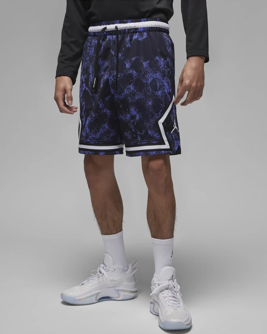 Nike Jordan Dri-FIT Sport Men's Basketball Shorts - Lapis/Black - Breathable & Lightweight