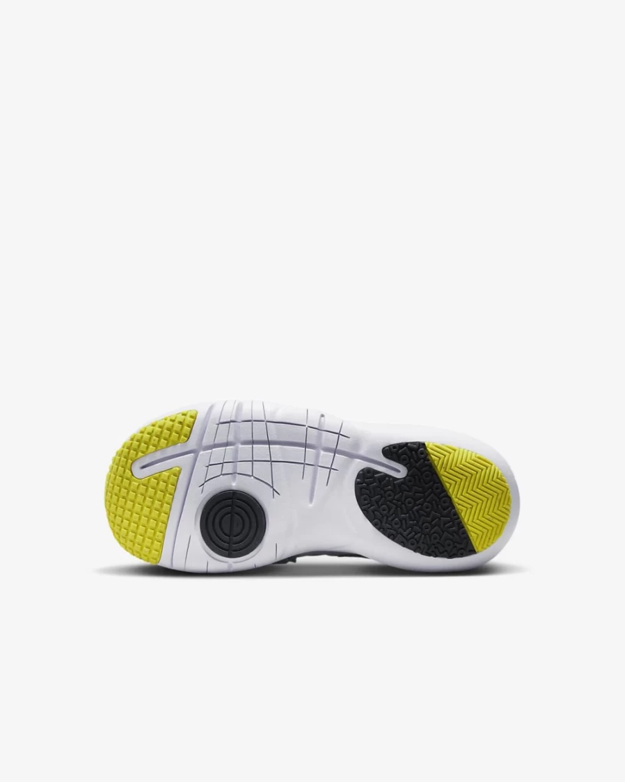 Nike Flex Advance SE Kids' Running Shoes - Wolf Grey/Black/White/Opti Yellow - Unisex Boys & Girls