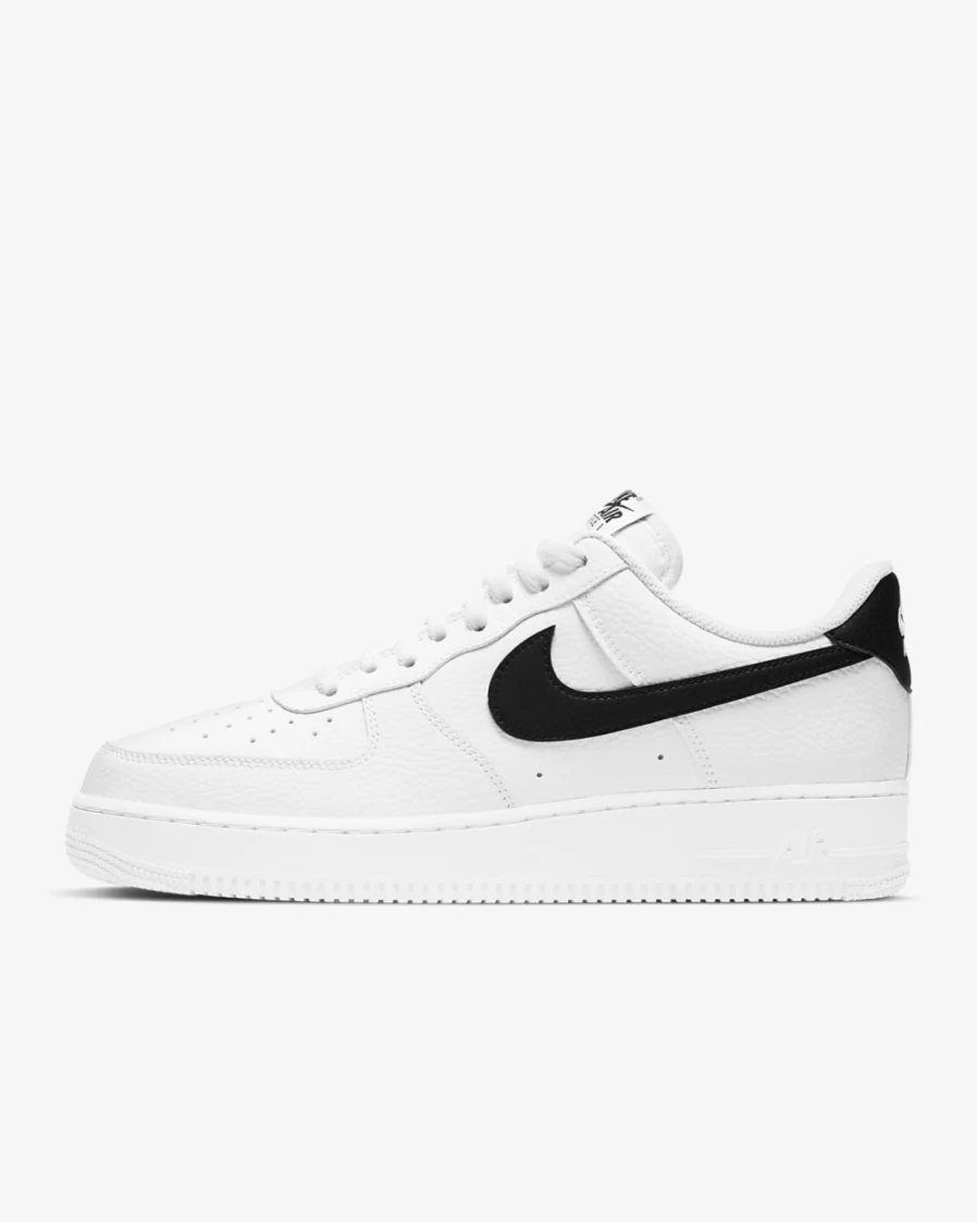Nike Air Force 1 '07 Men's Shoes - White/Black Classic Sneakers for Men