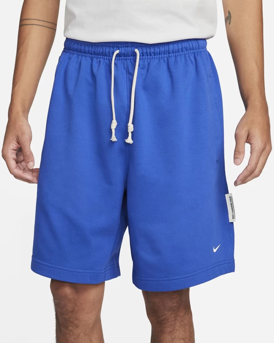 Nike Men's Dri-FIT 8" Basketball Shorts in Game Royal/Pale Ivory - French Terry Comfort & Style