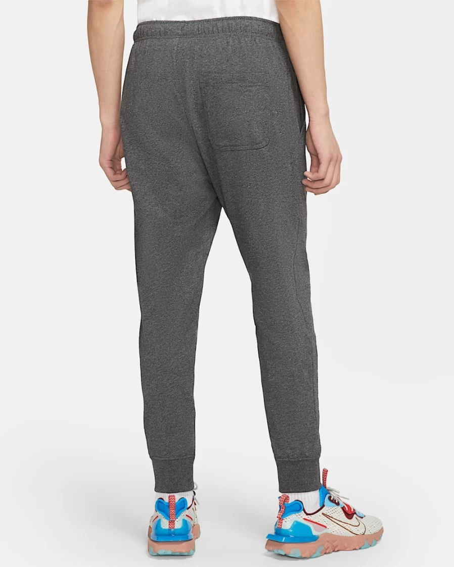 Nike Club Men's Joggers - Charcoal Heather/White Sportswear Jersey Pants