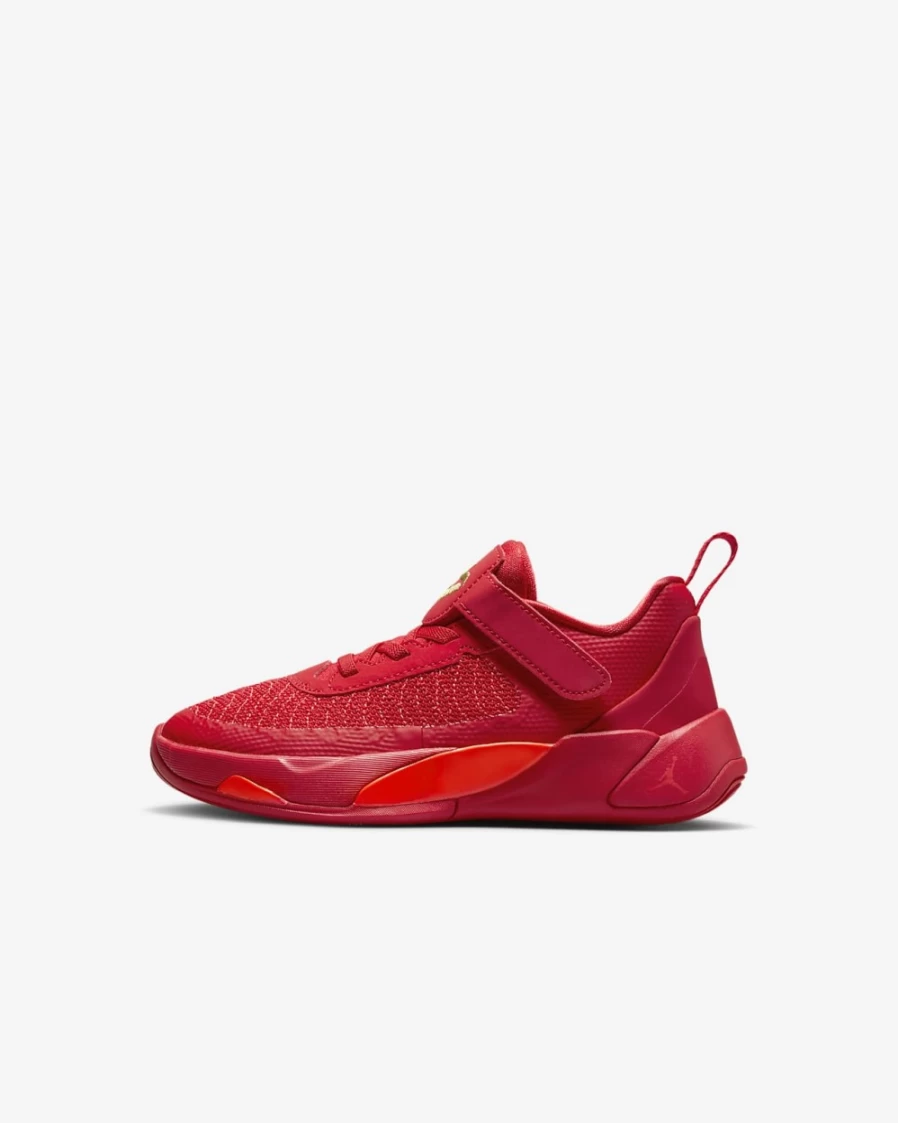 Nike Luka 1 Little Kids' Basketball Shoes - University Red/Bright Crimson/Metallic Gold for Boys and Girls
