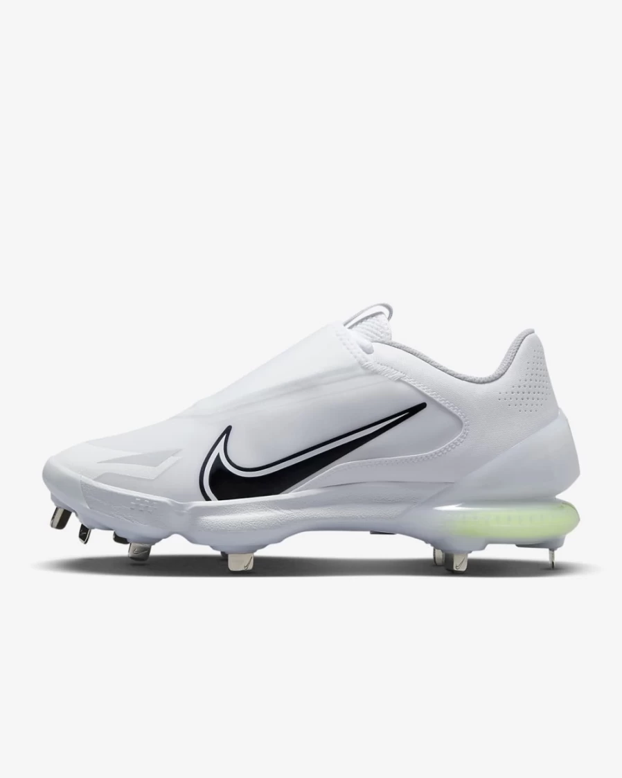 Nike Force Zoom Trout 8 Pro Baseball Cleats for Men - White, Wolf Grey, Pure Platinum, Black
