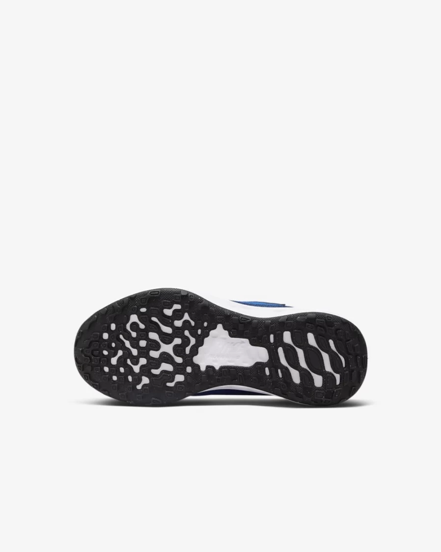 Nike Revolution 6 Little Kids' Running Shoes - Mystic Navy/Atomic Green/Photo Blue - Unisex Boys & Girls Sneakers