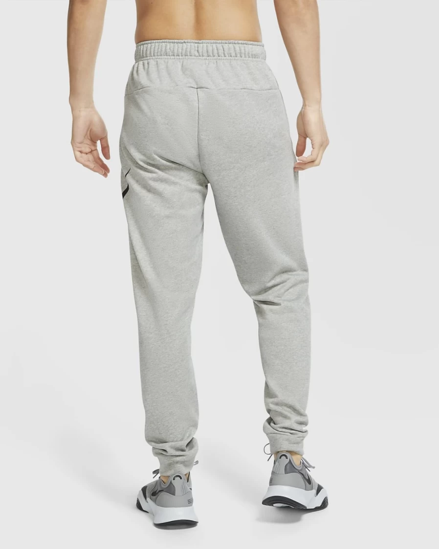 Nike Dri-FIT Men's Tapered Training Pants - Dark Grey Heather/Black, Moisture-Wicking, Lightweight Workout Joggers