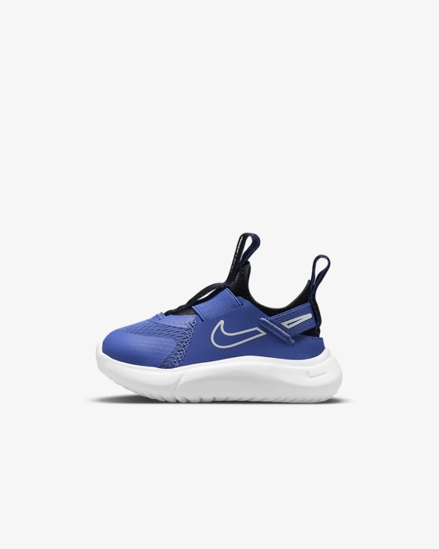 Nike Flex Plus Baby Toddler Shoes for Boys and Girls - Game Royal/Black/White Athletic Sneakers