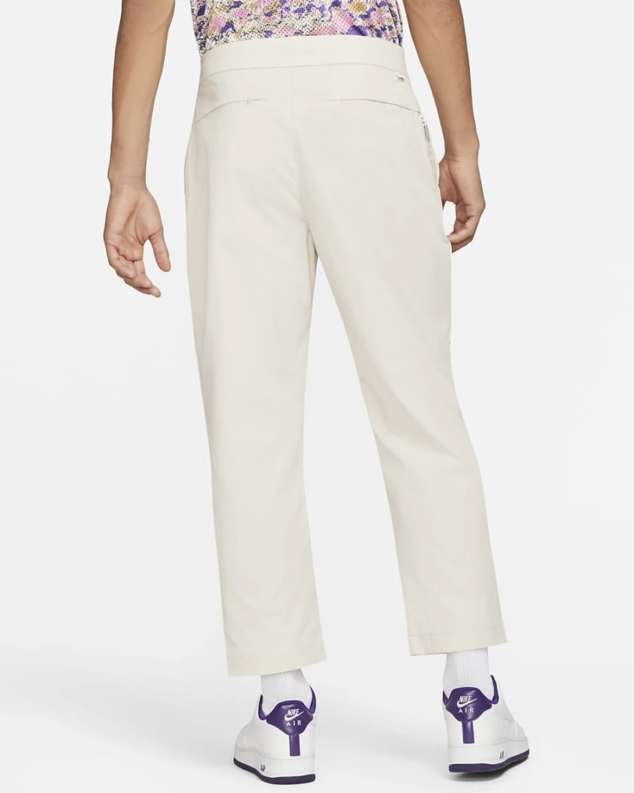 Nike Men's Light Orewood Brown Cropped Pants - Sportswear Style Essentials Unlined Comfort