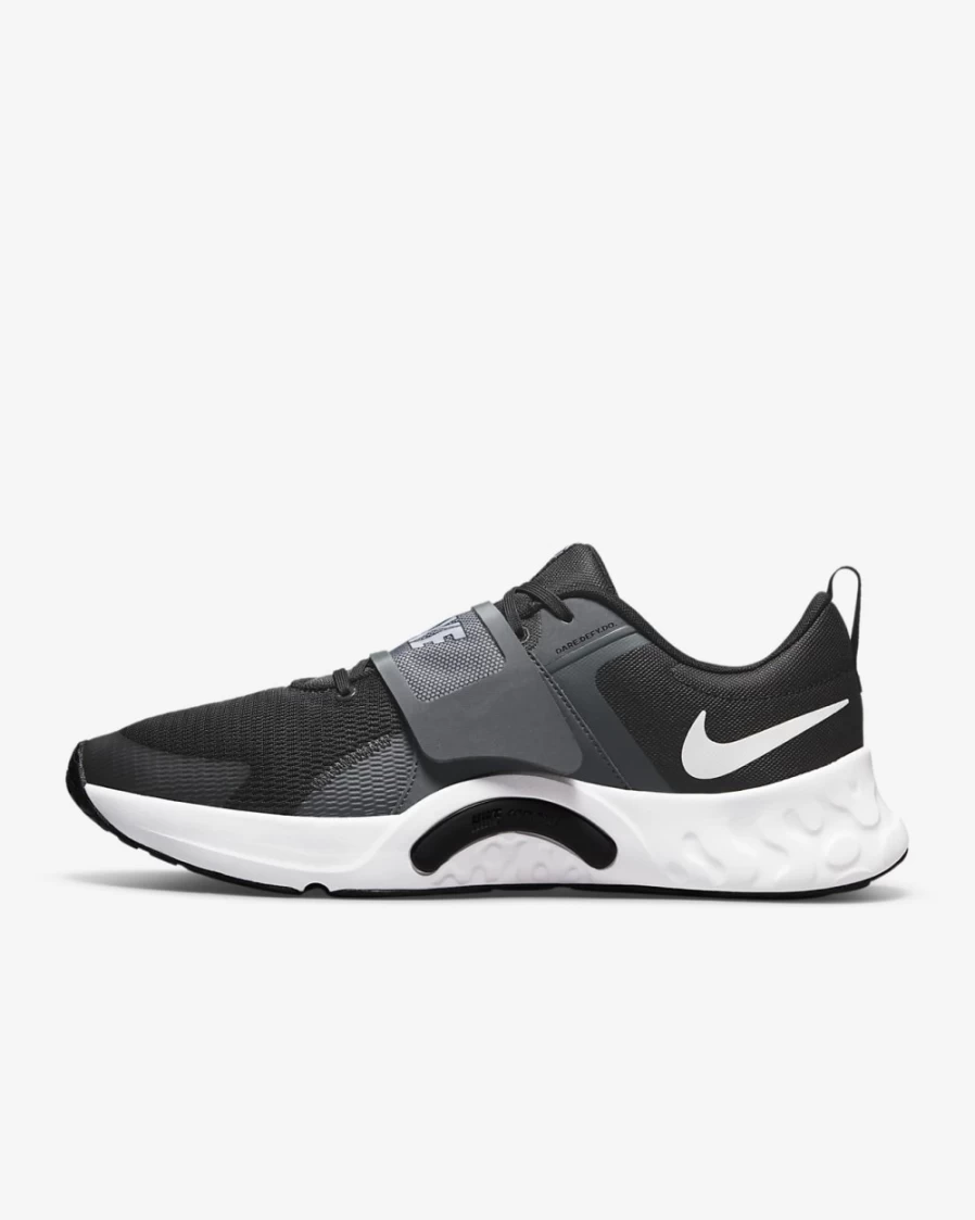 Nike Renew Retaliation 4 Men's Training Shoes - Black/Dark Smoke Grey/Smoke Grey/White