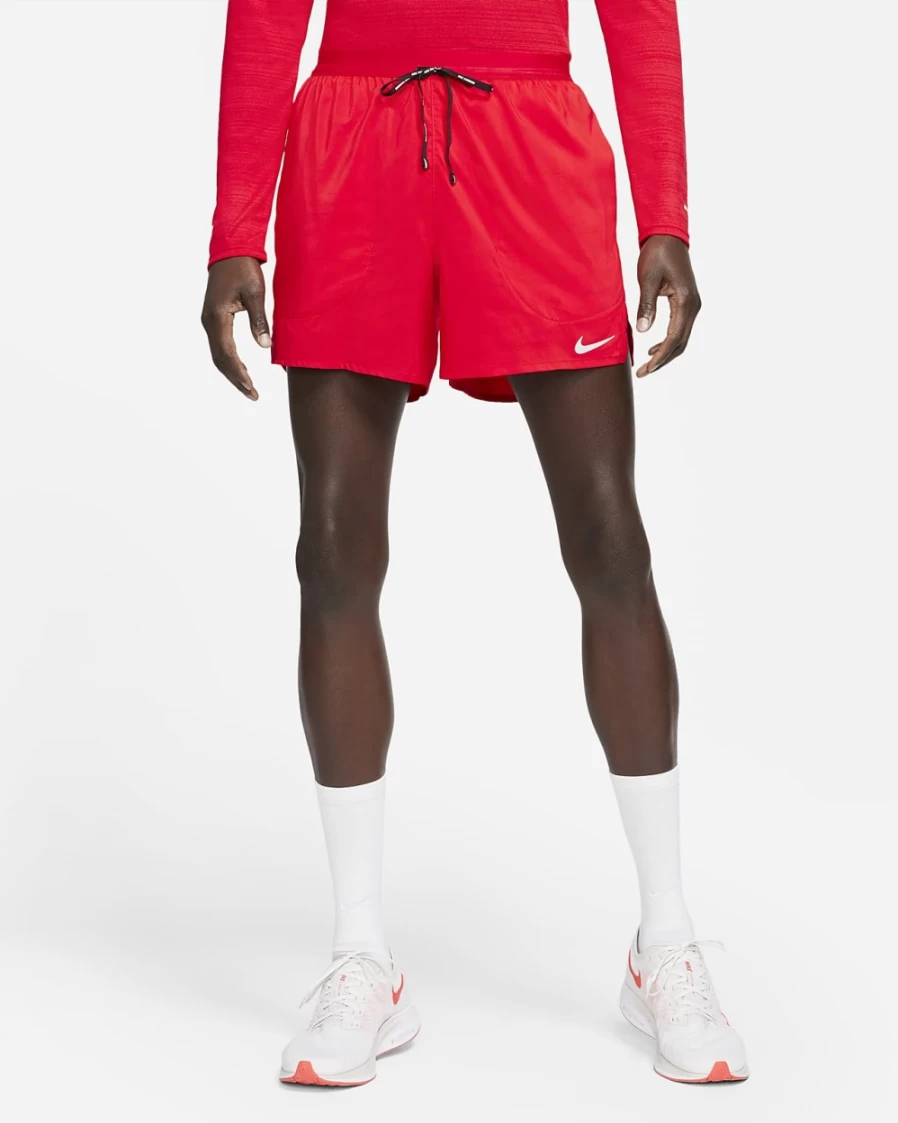 Nike Men's Flex Stride 5" Running Shorts in University Red - Lightweight Brief for Training & Workouts
