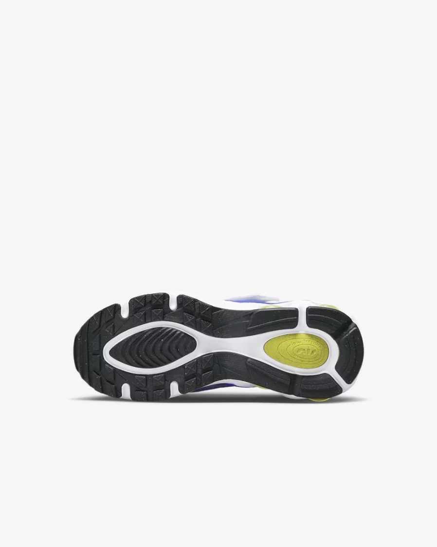 Nike Air Max TW Little Kids' Shoes - White/Racer Blue/Black/Speed Yellow - Running Shoes for Boys and Girls