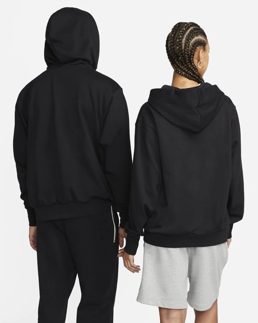Nike Dri-FIT Men's Basketball Hoodie - Black/Pale Ivory Pullover Sweatshirt