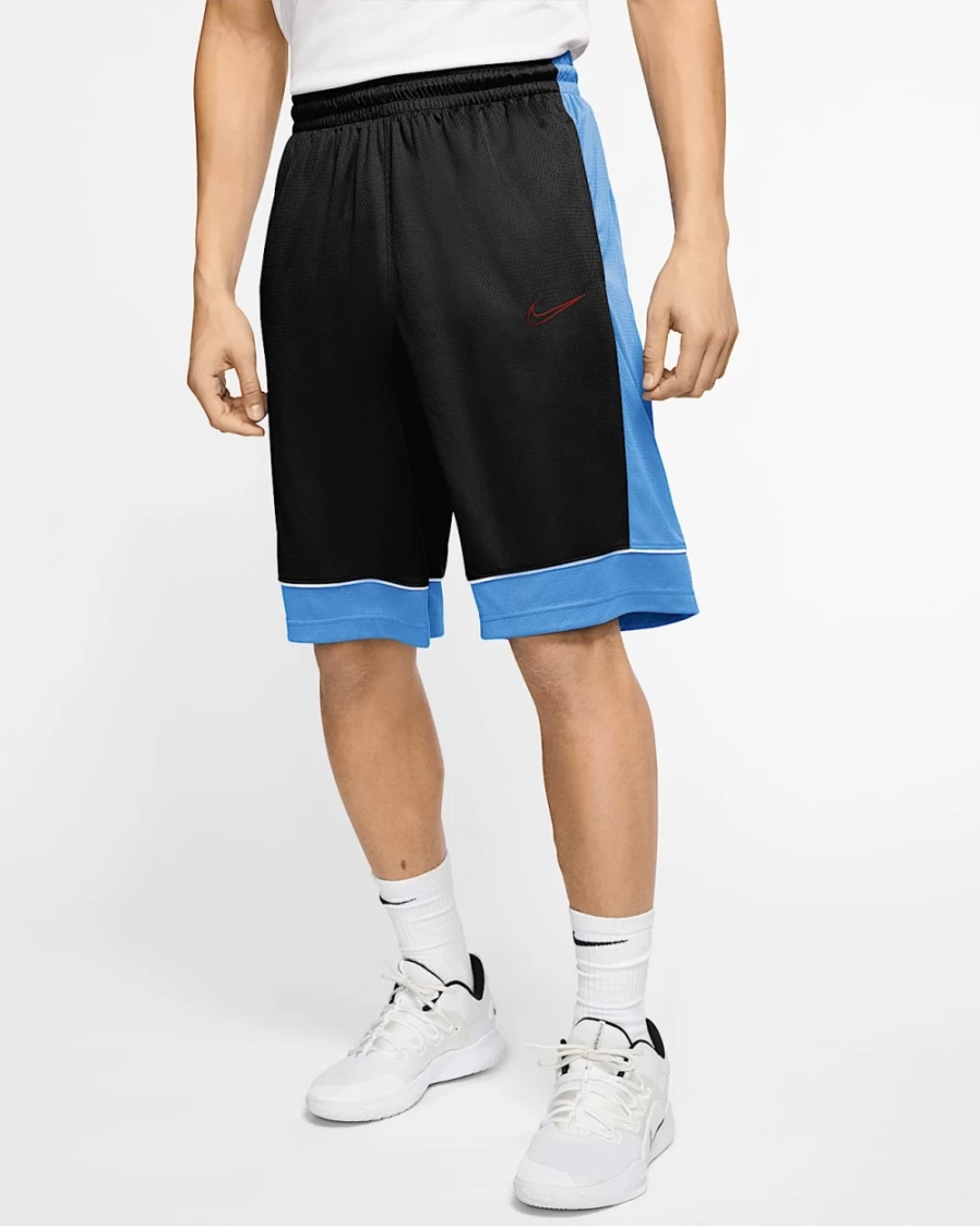 Nike Men's Basketball Shorts - Black, University Blue, University Red | Dri-FIT Athletic Shorts for Men