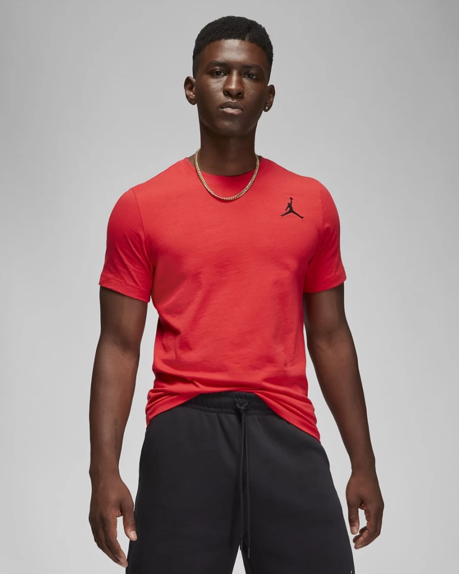 Nike Jordan Jumpman Men's Fire Red/Black Short-Sleeve T-Shirt