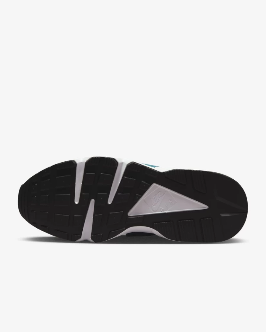 Nike Air Huarache Men's Shoes - Pure Platinum/Bright Spruce/Black/Bright Crimson Athletic Running Sneakers for Men