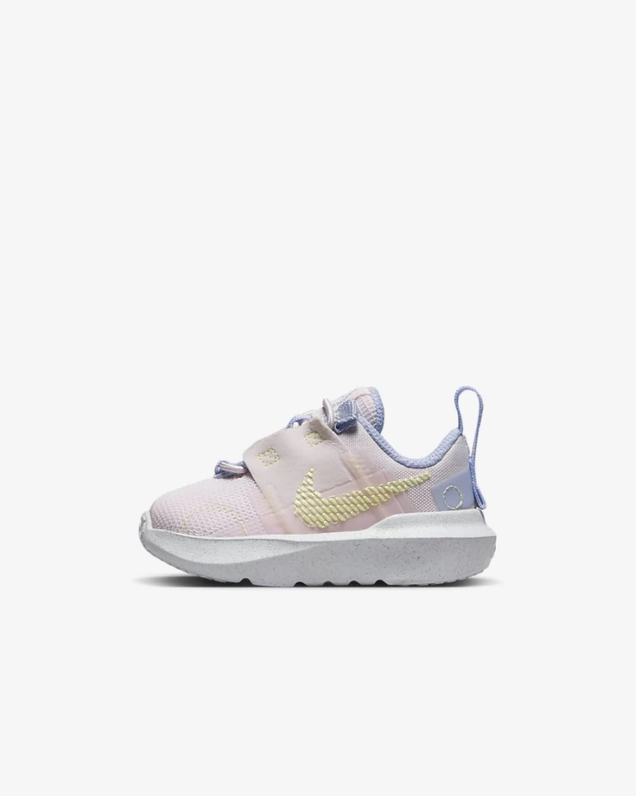 Nike Crater Impact Baby Toddler Shoes for Boys & Girls - Pearl Pink, Cobalt Bliss, White, Citron Tint