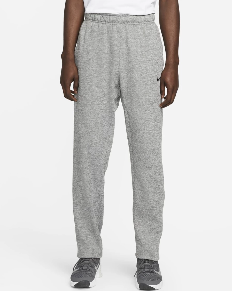 Nike Therma-FIT Men's Training Pants - Dark Grey Heather/Particle Grey/Black