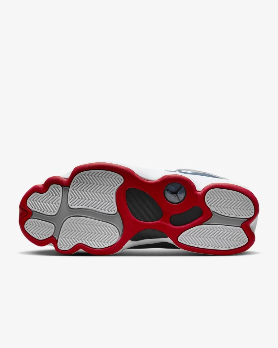 Nike Jordan 6 Rings Men's Basketball Shoes - White/University Red/Light Steel Grey/True Blue