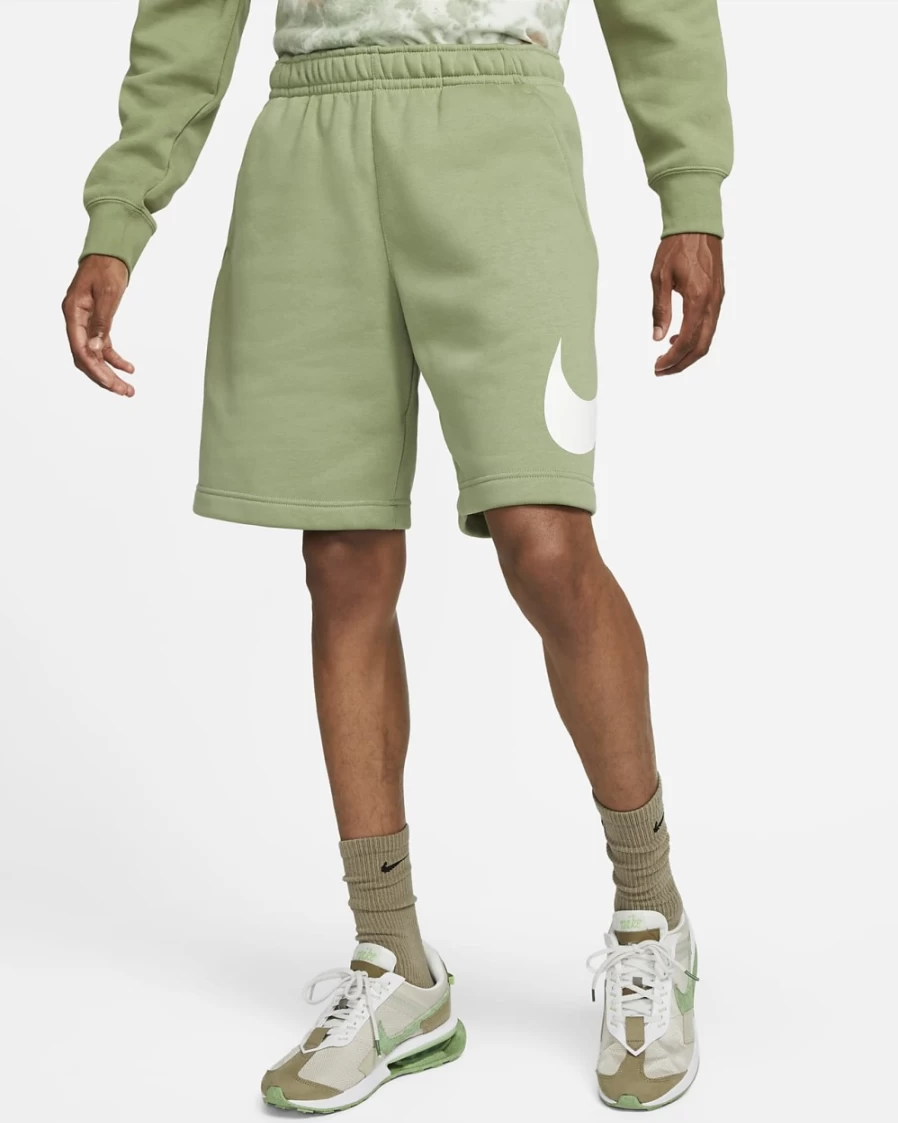 Nike Sportswear Club Men's Graphic Shorts in Alligator/White Color