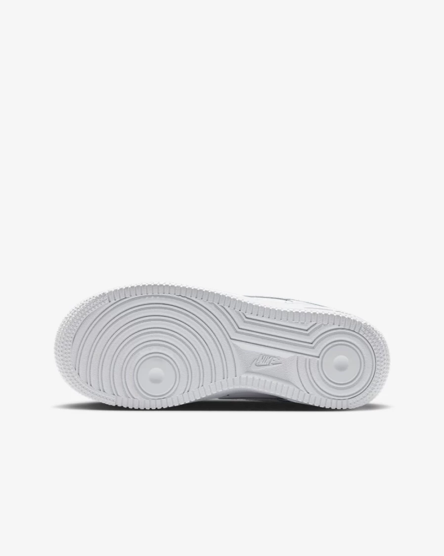 Nike Air Force 1 LE Big Kids' Sneakers in White/White for Boys and Girls
