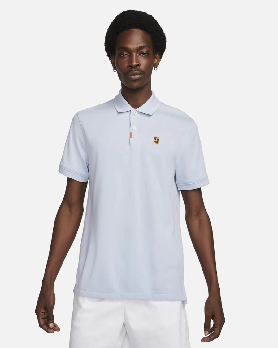 Nike Men's Slim Fit Polo Shirt - Blue Whisper - Comfortable & Stylish Golf & Casual Wear