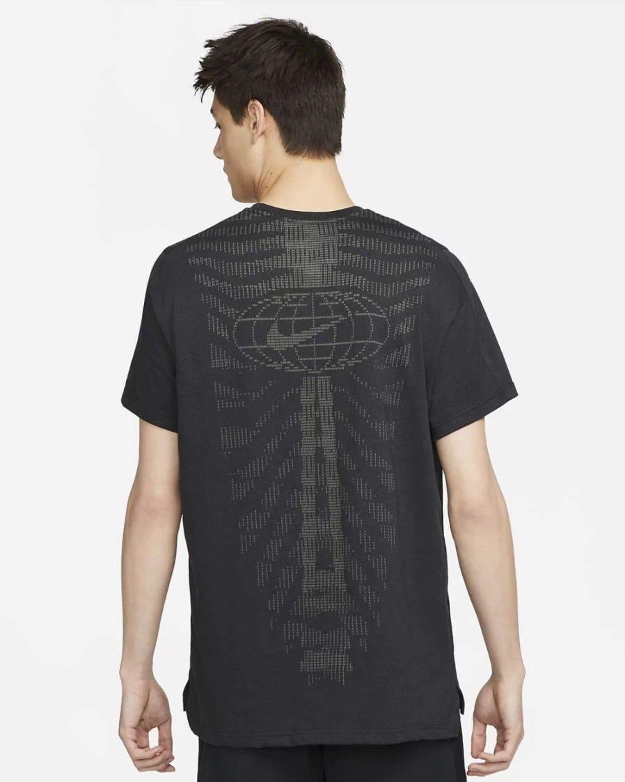 Nike Pro Dri-FIT Men's Training T-Shirt - Moisture-Wicking Short-Sleeve Top in Black & Iron Grey